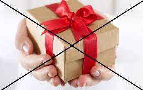 ПАМЯТКА о запрете дарить и получать подарки.