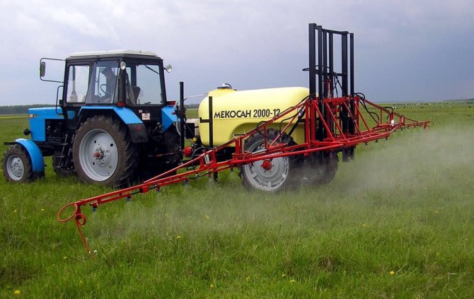 Уведомление о проведении химических обработок пестицидами в интенсивном саду на территории Сергиевского сельского поселения.