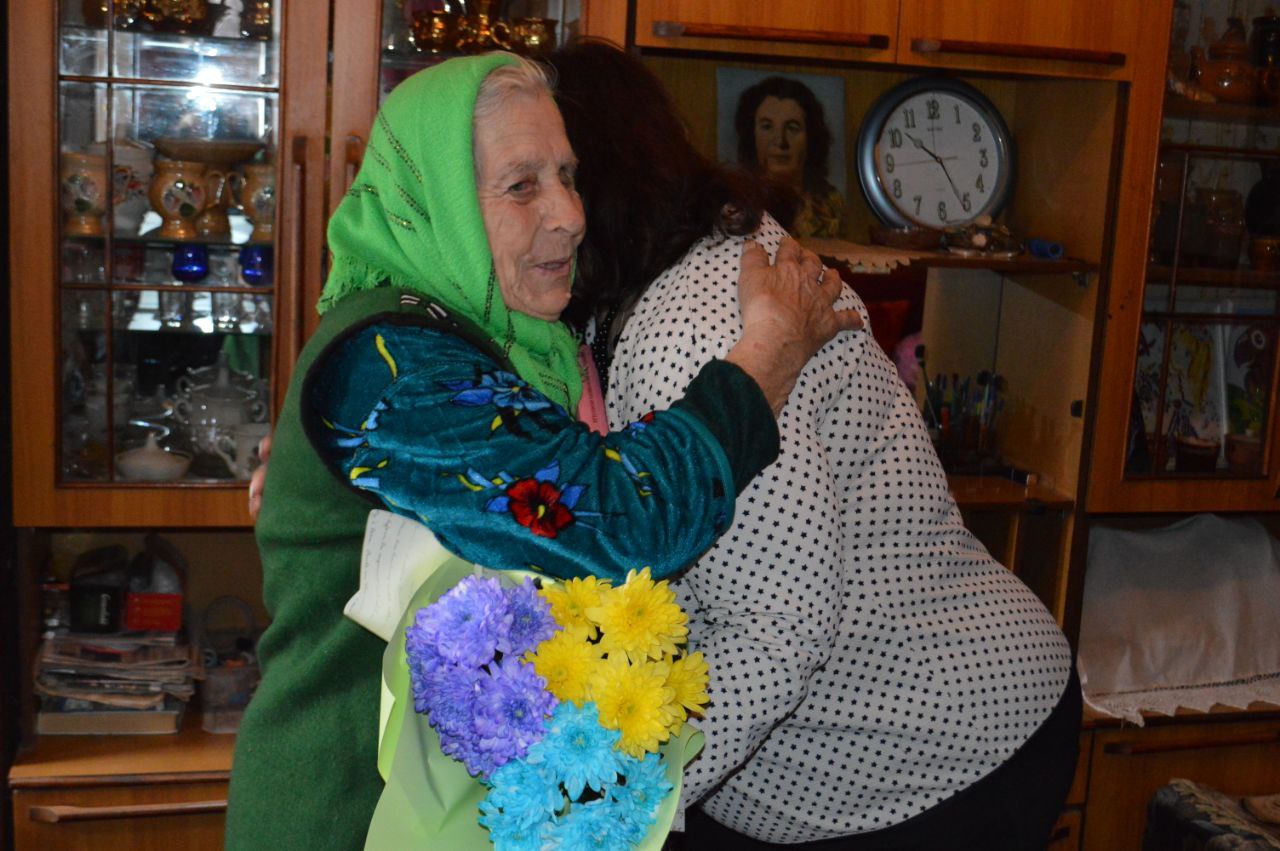 Долгожительница из посёлка Степное Пелагея Сергеевна Рябченко отметила 90-летний юбилей.